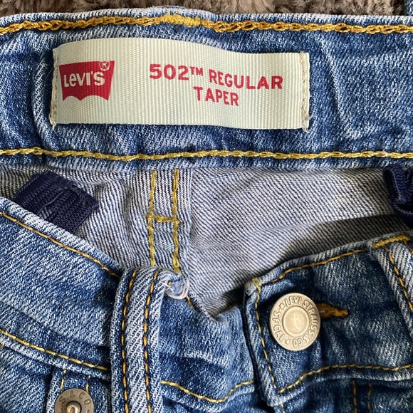 LEVIS Boys 502 Regular taper jeans EUC sz 12 Husky - Picture 3 of 8